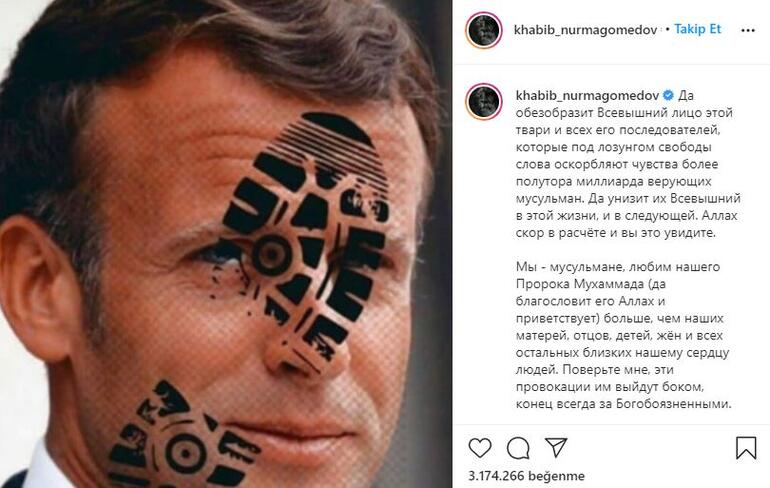 Macron'a ayetle cevap!